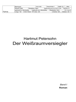 cover image of Der Weißraumversiegler, Band 1